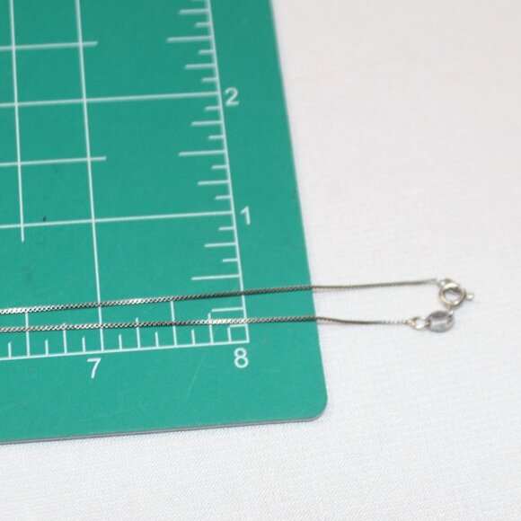 Silver and Turquoise Pendant on a Sterling Silver Necklace - Picture 12 of 14